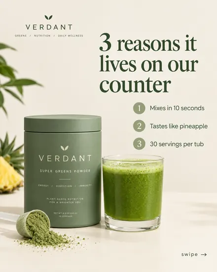 Carousel slide: '3 reasons it lives on our counter'